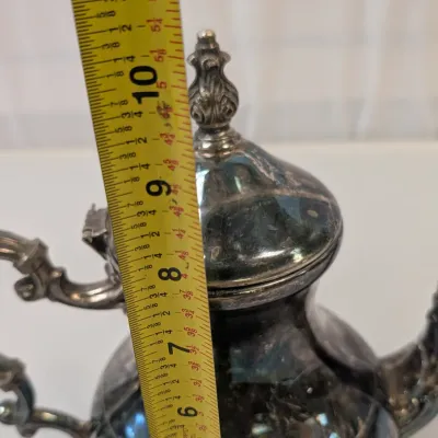 Vintage Tea/Coffee Pots - Sheridan Taunton Silversmiths, Oneida & Two Unmarked