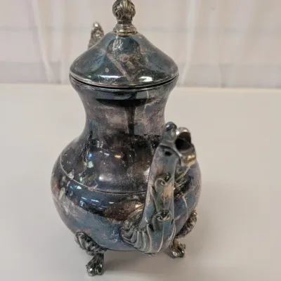 Vintage Tea/Coffee Pots - Sheridan Taunton Silversmiths, Oneida & Two Unmarked