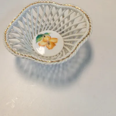 Antique Porcelain Reticulated Dishes #18