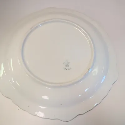Hand-painted Beyer & Brock Rudolstadt Dish, Sevres & Limoges LDBC Flambeau Porcelain Plates #17