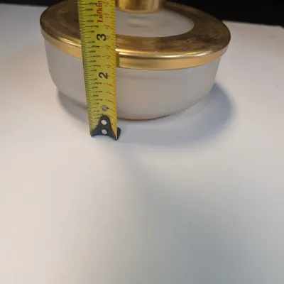 Antique Gold Plated Trinket Dish