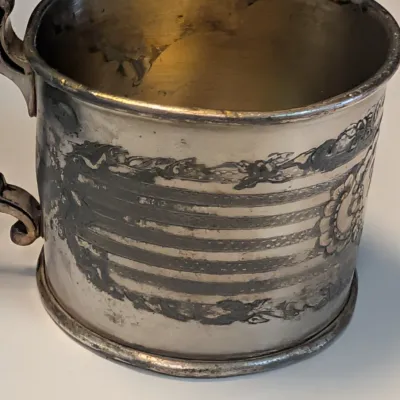 Antique Knickerbocker Silver Co. Cup Model 1457 Engraved Howard 1914
