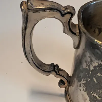 Antique Knickerbocker Silver Co. Cup Model 1457 Engraved Howard 1914