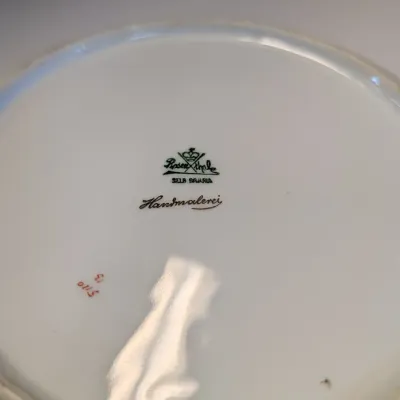 Rosenthal Antique Handpainted Fruit Plate & Server