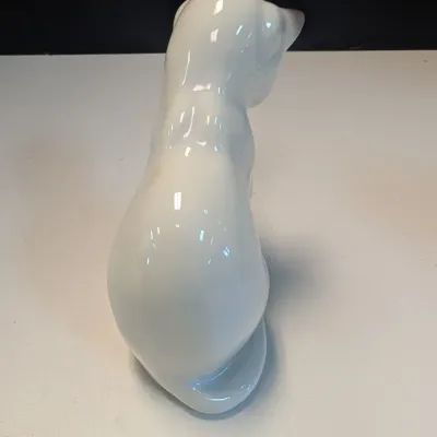 Bing & Grondahl Sitting Cat Porcelain Glaze
