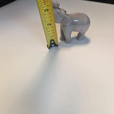Bing & Grondalh B&G Figurine Elephant Calf 2140 1986 Hand-painted