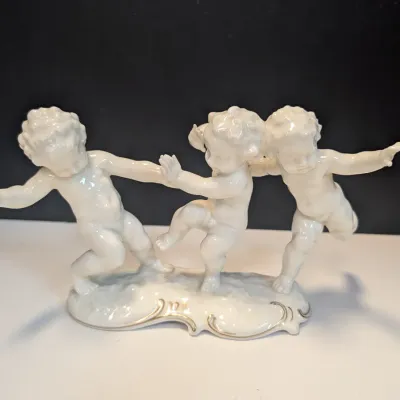 Vintage 1950's "Infants Of Spring" Hutschenreuther Porcelain Figure