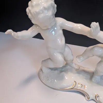 Vintage 1950's "Infants Of Spring" Hutschenreuther Porcelain Figure