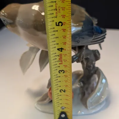 1940's Rosenthal Hawfinch In Cherry Tree figurine Kunstabteilung Germany