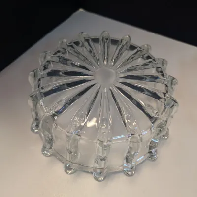 Vintage US Glass Broken Column Bowl Pedestal Serving Bowl & Clear Cake Platter