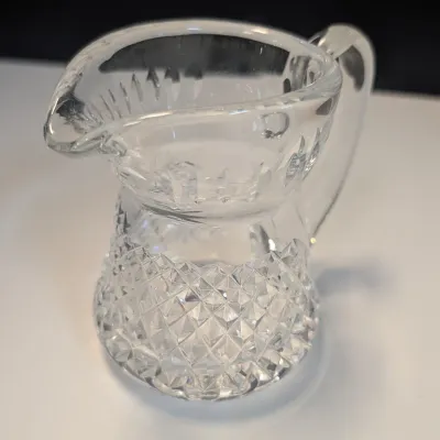 Vintage Waterford Crystal Alana Creamer & Sugar Bowl