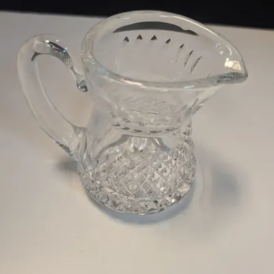 Vintage Waterford Crystal Alana Creamer & Sugar Bowl