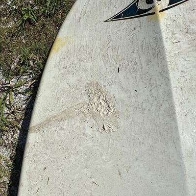 Sale Photo Thumbnail #51: 2014-2016. This features a bungee-tie-down point to secure dry bags, water, etc. There are previous repairs, as well as wear/damage (pictured).