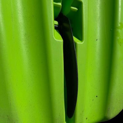 Sale Photo Thumbnail #65: This piece is 10 feet in length by 34 inches wide. It weighs approximately 45 pounds. It is constructed of UV-protected high-density polyethylene. It is green in color.