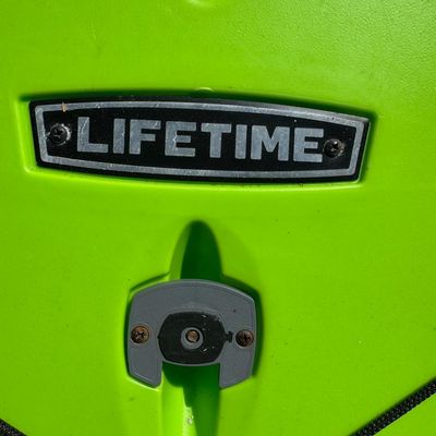 Sale Photo Thumbnail #63: This piece is 10 feet in length by 34 inches wide. It weighs approximately 45 pounds. It is constructed of UV-protected high-density polyethylene. It is green in color.