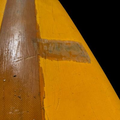 Sale Photo Thumbnail #78: This features a low deck for effortless rowing. It measures 16 feet long. There are some previous repairs.