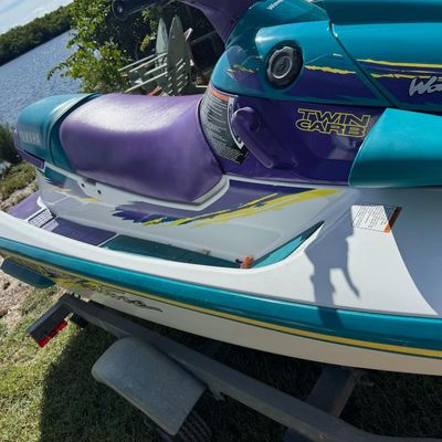 Sale Photo Thumbnail #89: Includes trailer. There is no title for the trailer. Not tested. Two-cylinder, two-stroke, 80hp, 710 cc. VIN: YAMA3866H596.