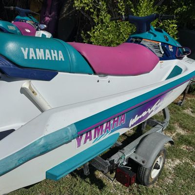 Sale Photo Thumbnail #99: Includes trailer. There is no title for the trailer. Model WVT700T, 701cc, 85hp. Not tested. VIN: YAMA37688595. There are repairs.