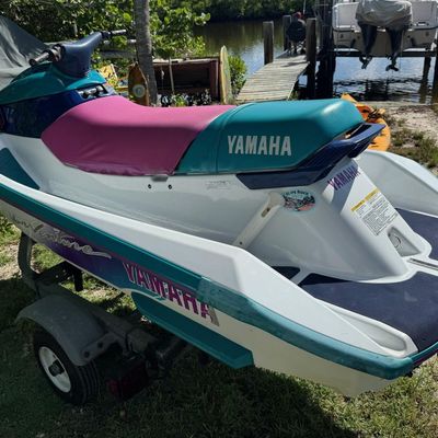 Sale Photo Thumbnail #97: Includes trailer. There is no title for the trailer. Model WVT700T, 701cc, 85hp. Not tested. VIN: YAMA37688595. There are repairs.