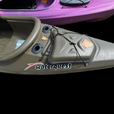 Sale Photo Thumbnail #135: Includes a Waterquest Excursion 10, and a Lifetime 10-foot sit-in kayak. Two kayaks. There is age related wear.