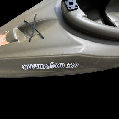 Sale Photo Thumbnail #136: Includes a Waterquest Excursion 10, and a Lifetime 10-foot sit-in kayak. Two kayaks. There is age related wear.