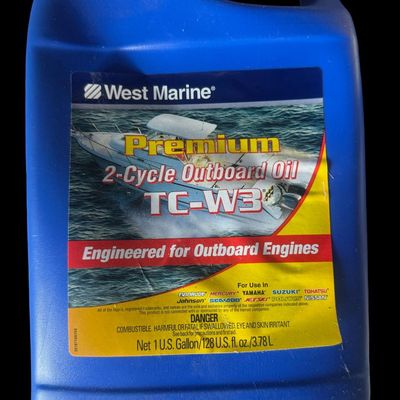 Sale Photo Thumbnail #161: Includes six unopened containers of premium outboard oil, TC-W3.