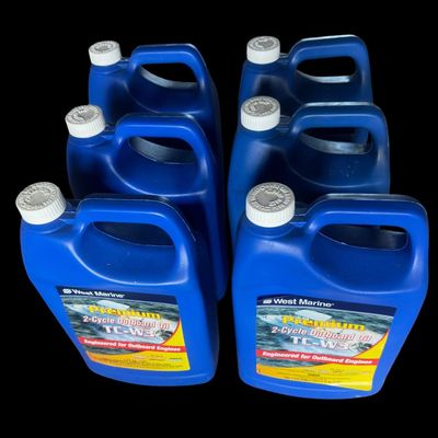 Sale Photo Thumbnail #160: Includes six unopened containers of premium outboard oil, TC-W3.