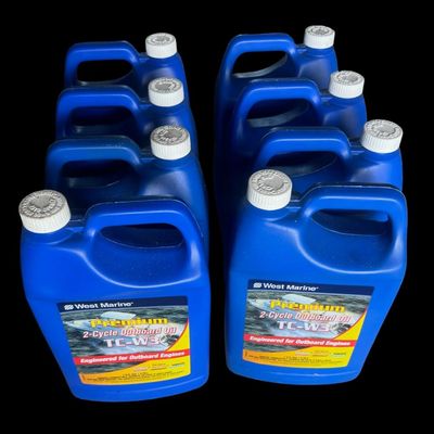 Sale Photo Thumbnail #162: Includes eight unopened containers of premium outboard oil, TC-W3.