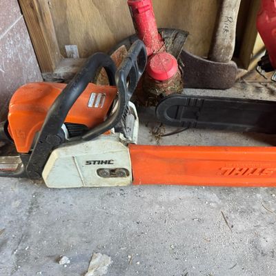 Sale Photo Thumbnail #193: Includes landscaping tools, chain saws, and more.