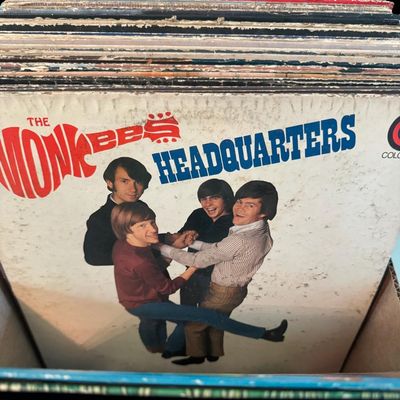 Sale Photo Thumbnail #266: Includes Elvis, The Animals, The Monkees, CCR, Vanilla Fudge, War, Bob Marley, Cheech and Chong, and more. Total of 70+ pieces. There is age related wear. Not tested.