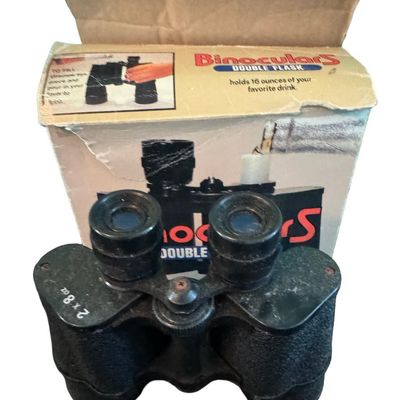 Sale Photo Thumbnail #289: Includes binoculars, early field binoculars, flashlights, and more. Total of 10 pieces.
