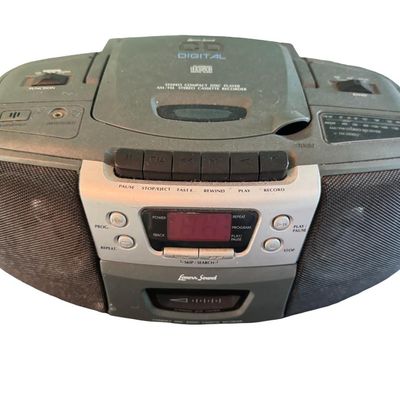 Sale Photo Thumbnail #296: Includes an Aiwa stereo, a Sharp stereo, and a Lenox Sound stereo. Total of three pieces. Not tested.