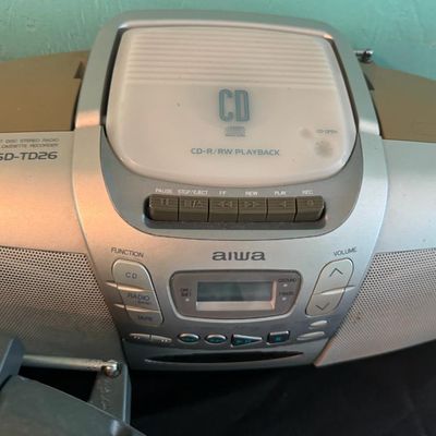 Sale Photo Thumbnail #297: Includes an Aiwa stereo, a Sharp stereo, and a Lenox Sound stereo. Total of three pieces. Not tested.