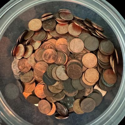 Sale Photo Thumbnail #384: The small ziploc bag has wheat pennies. The rest are unsearched.