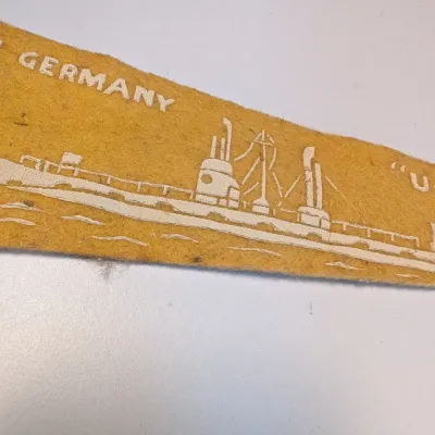 Vintage Martens Bread Premium Felt Pennant WWI "U-13"