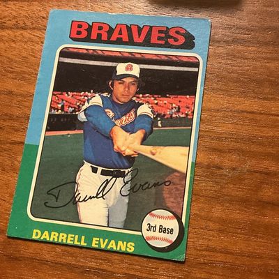 Darrell Evans 1975 Topps Vintage Baseball Card