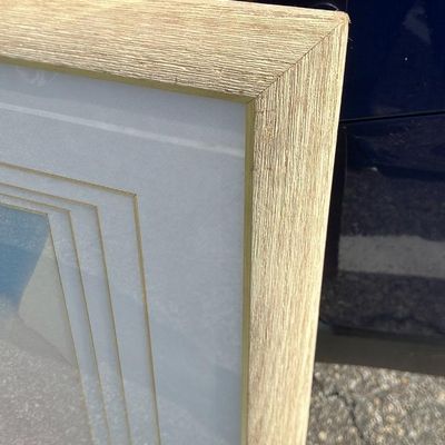 Peter Kitchell Signed Diptych Pair - '6 Inches Under #5' 1990 Abstract Underwater Lithographs
