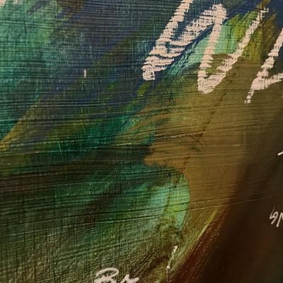 Original Oil Painting "Peer Pressure" by Blaine Anderson 47.5" x 39.5"
