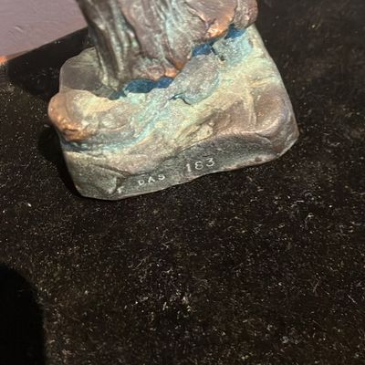 Solid Bronze Clown Juggler Sculpture - 8.5" Tall, Signed & Marked
