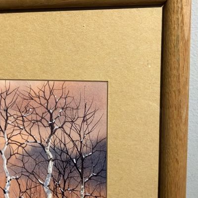 Michael C. McCollum Signed Limited Edition Print - Winter Snowy Landscape