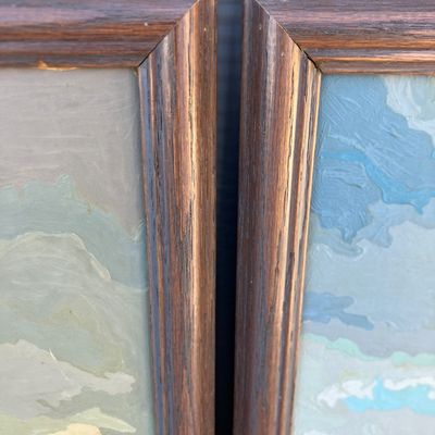 Mid-Century Paint-by-Number Pair: The Blue Boy & Pinkie – Framed 20x30