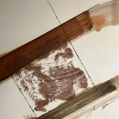 Greg Copeland "Scrolls" Original Mixed Media, Signed & Dated 1982