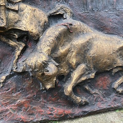 c.1964 J. Segura 3D Fiberglass Wall Sculpture Signed