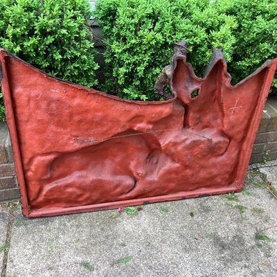 c.1964 J. Segura 3D Fiberglass Wall Sculpture Signed