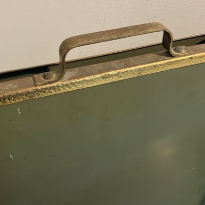 Vintage Brass Magazine Racks / Newspaper Holders