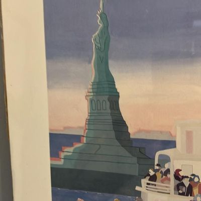 Joni Levy Liberman 1985 Print “A Bright New Beginning” Signed in Lithograph 13.5”w x 18.5”h