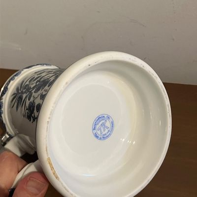 Vintage Stein Theo Kühn TK Burgwindheim "Hopfen und Malz Gott Erhalt's" 0.5L