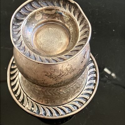 Vintage National Sterling Silver Toothpick Holder Urn Vase H1656