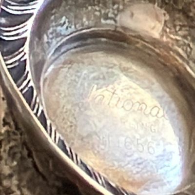 Vintage National Sterling Silver Toothpick Holder Urn Vase H1656