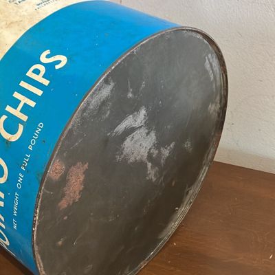 Vintage Lady Jane Potato Chips Tin Canister – Dutch Boy Foods Philadelphia 1950s–60s